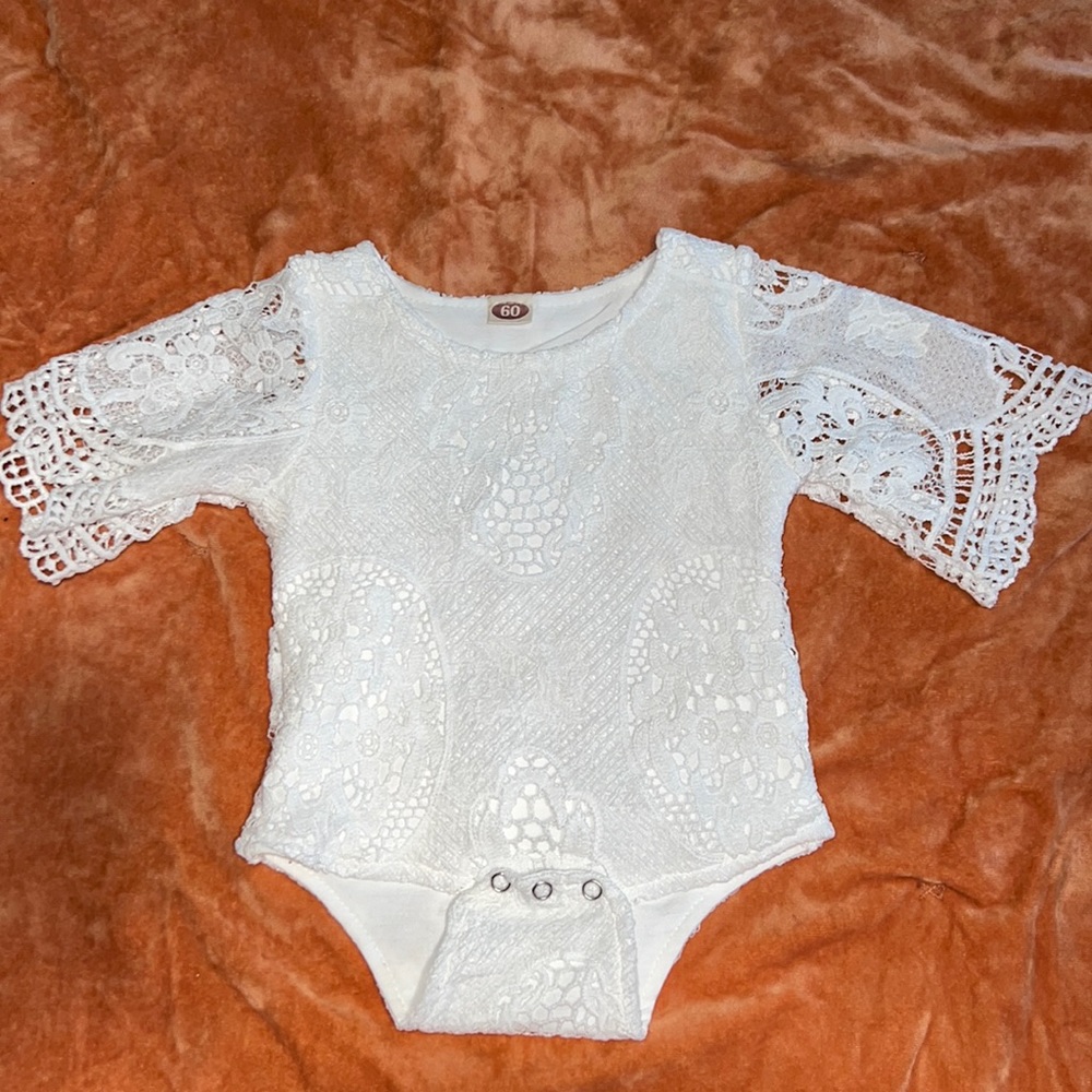Boutique lace onesie